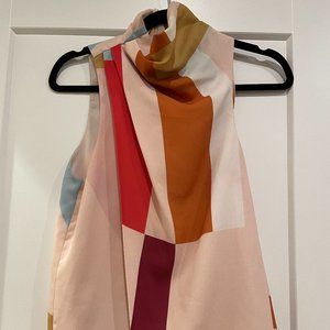 C/MEO Collective Mock Neck Drape Tank